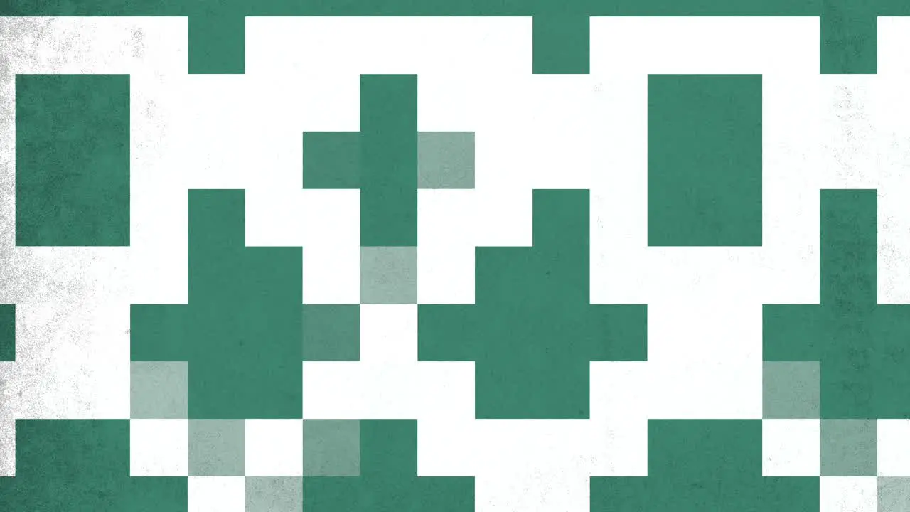 Green pixels pattern in 8 bit of architecture