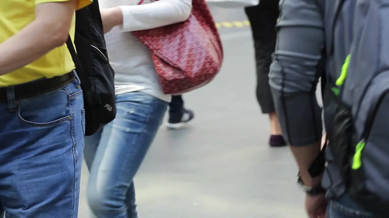 Walking on Street Hand Bag