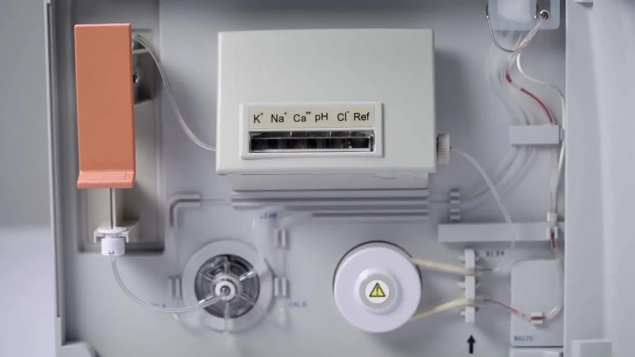 Cell blood counter CBC an equipment used in medical field to count red blood cells white blood cells platelets hemoglobin and hematocrit in human blood