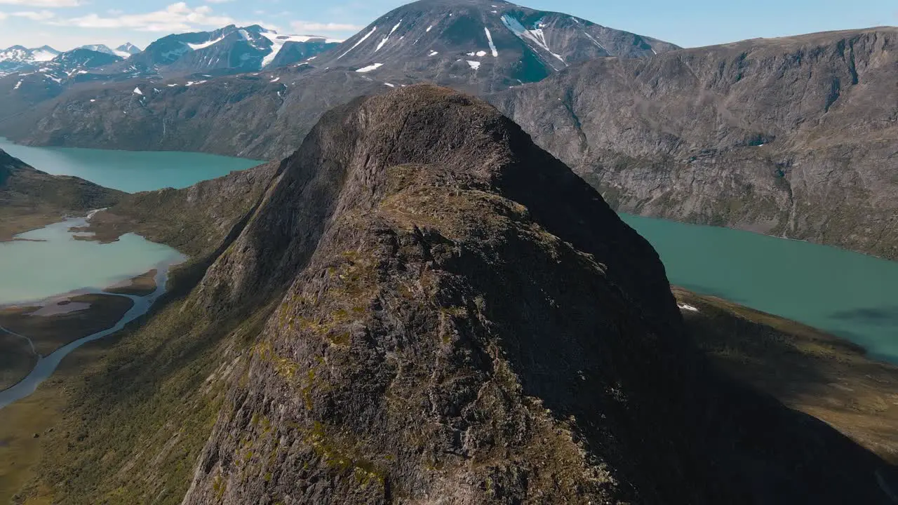 Hiking on Knutshøe Vågåkommune Norway