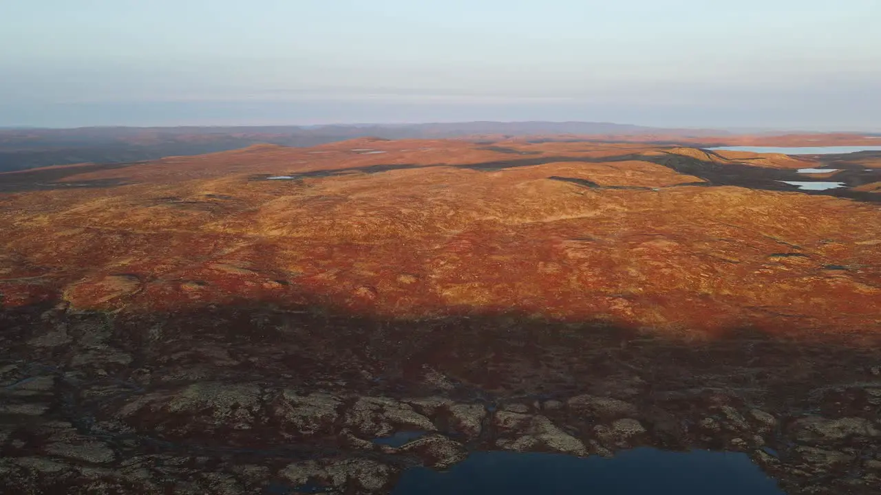 Beautiful landscape of a plateau in Southern Norway