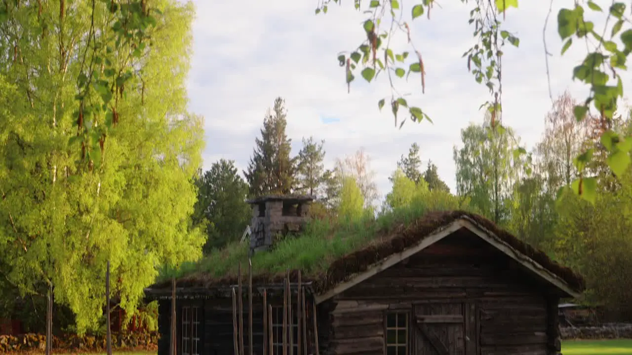 Old cottage in Norwegian Forestry Museum