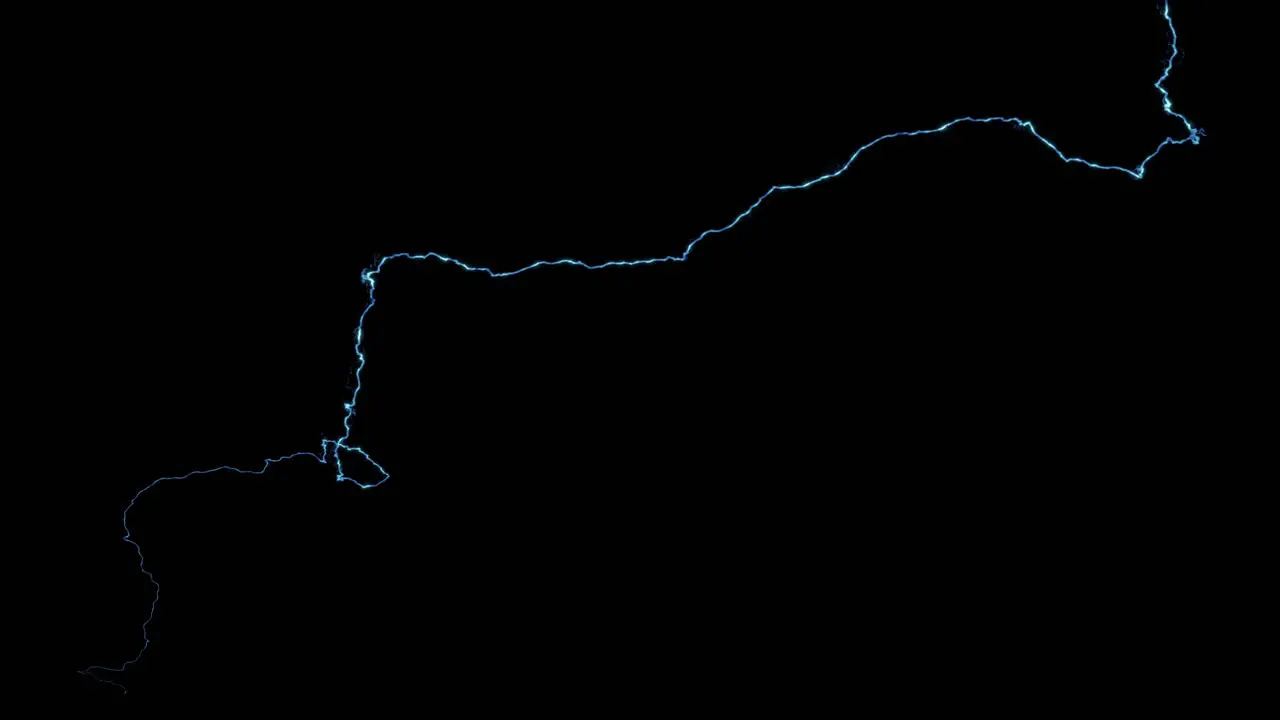 Generation of electrical rays in slow motion simulation of Thor's powers