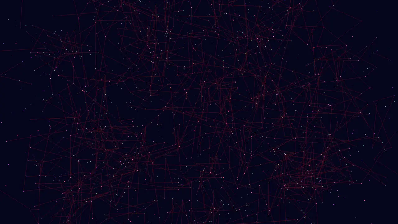 Striking black and red network pattern