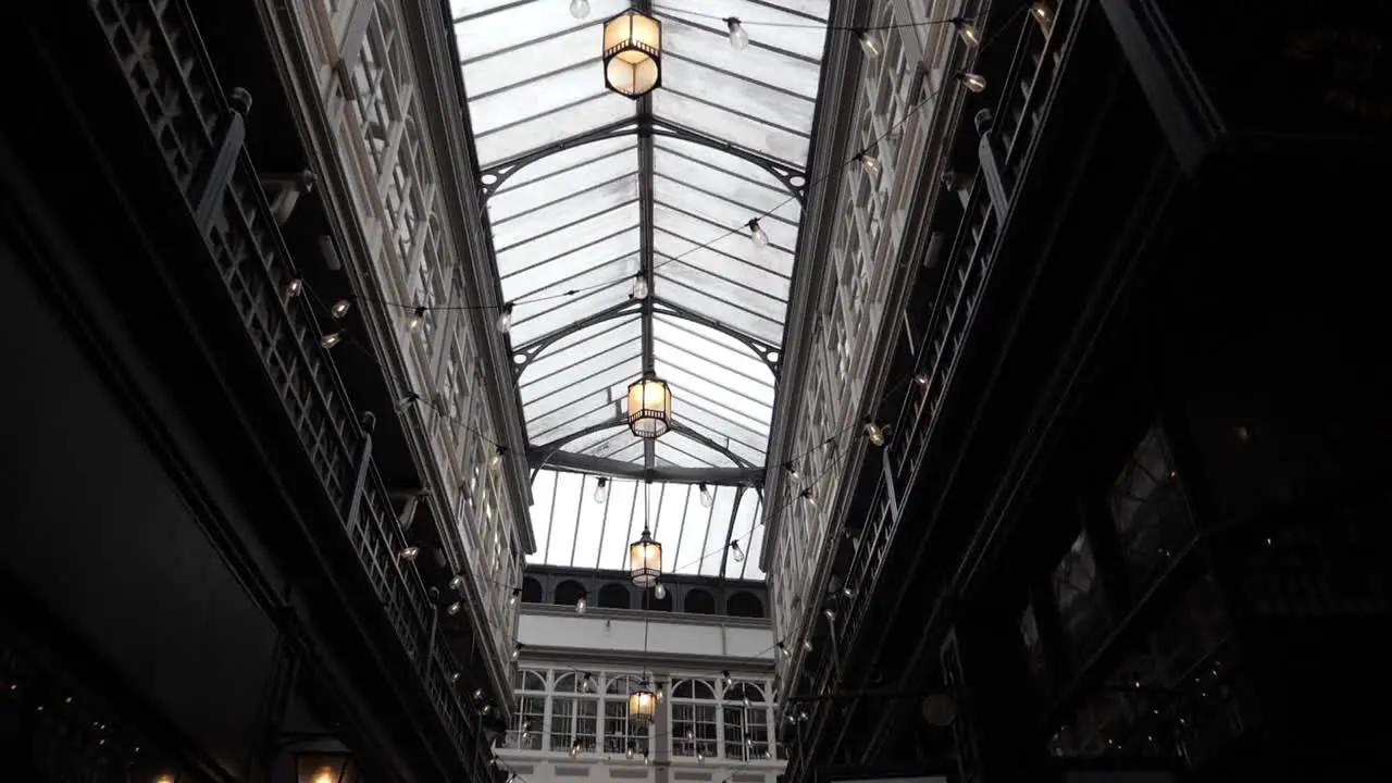 A fantastic view inside the Cardiff arcades