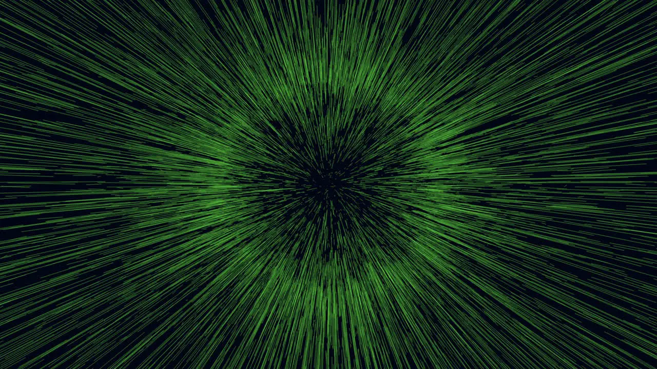 Dynamic green and black abstract pattern intriguing interplay of circular and diagonal motion