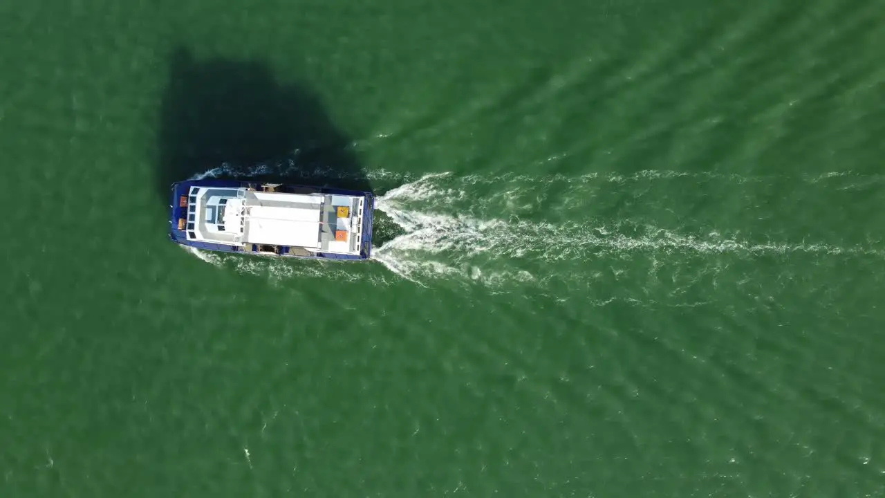 Hythe Ferry in Southampton Water clip 2