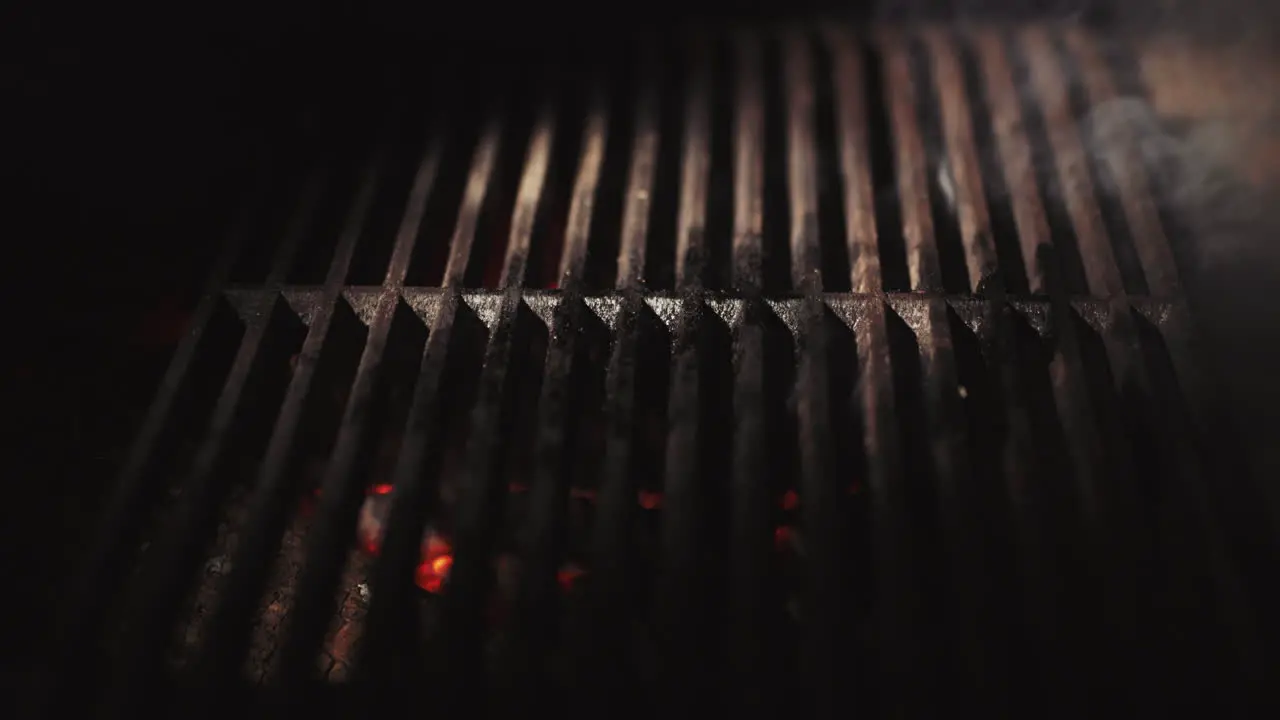 Hot grill without food ready for frying meat or vegetables