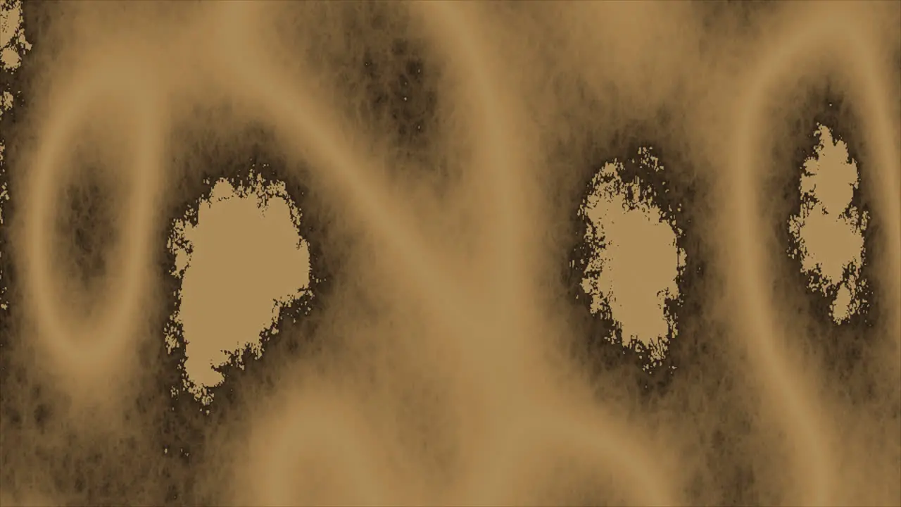 Looping animations of a tan and brown amorphous or organic design 2