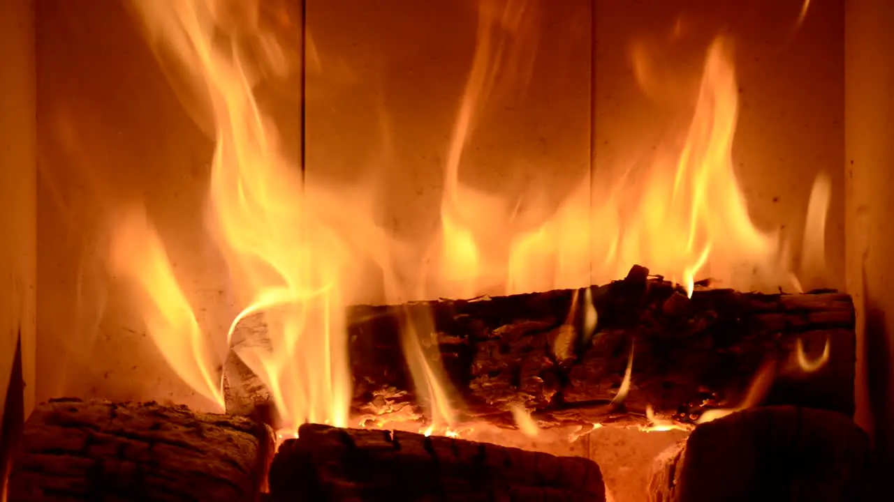 home fireplace close up of burning flame heating crisis war gas supply concept