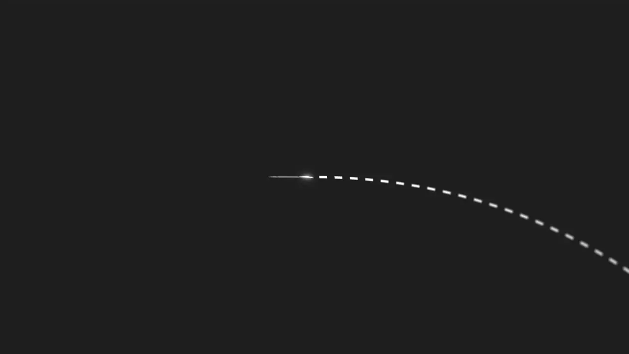 Rocket map and animation of missile launch