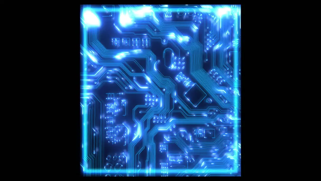 Circuit board CPU microchip