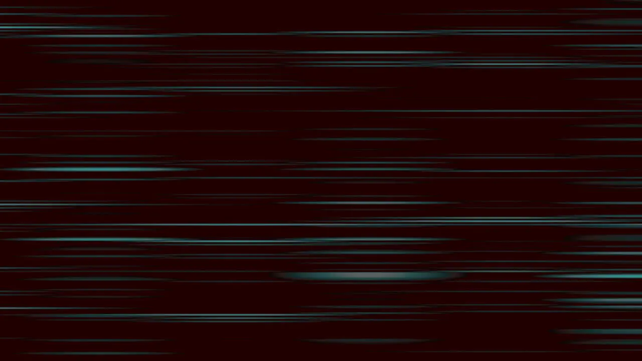 Looping animation of aqua and red and black horizontal lines oscillating