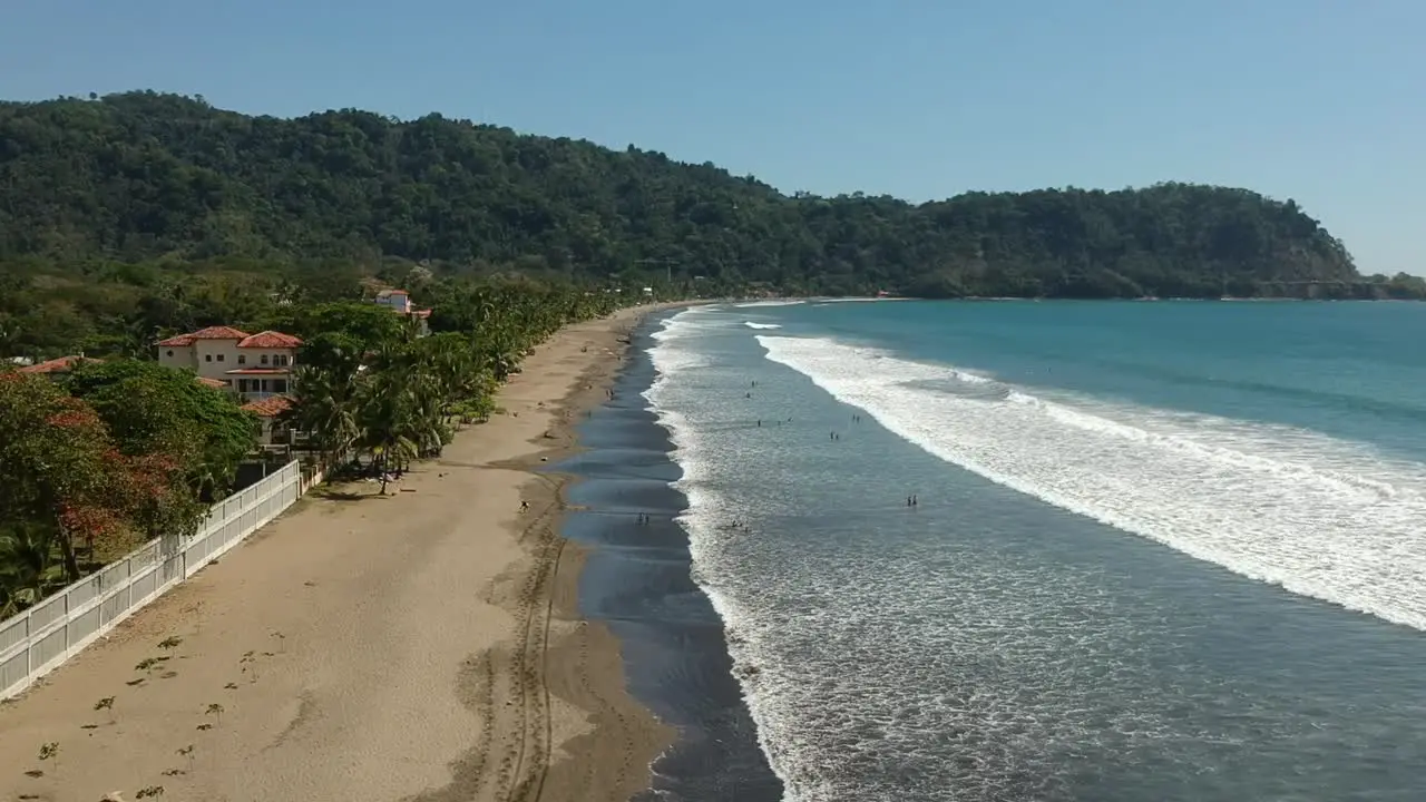 A flight over beautiful Jaco Beach Costa Rica