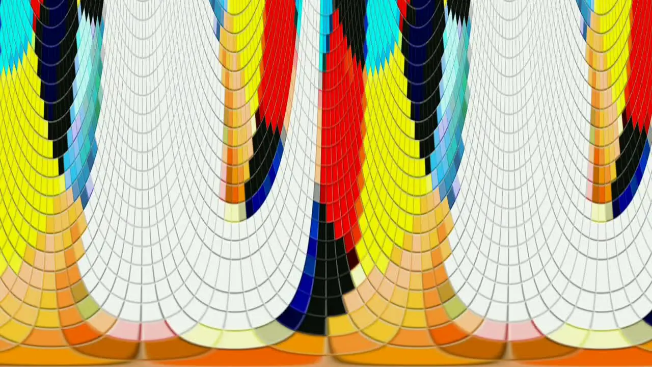 Abstract Pattern Smooth Flowing Colorful Background Closeup Shot