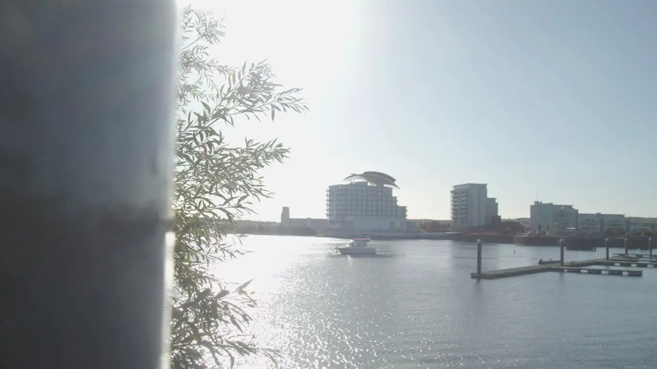 View Across Cardiff Bay To Pierhead Building In Wales 1