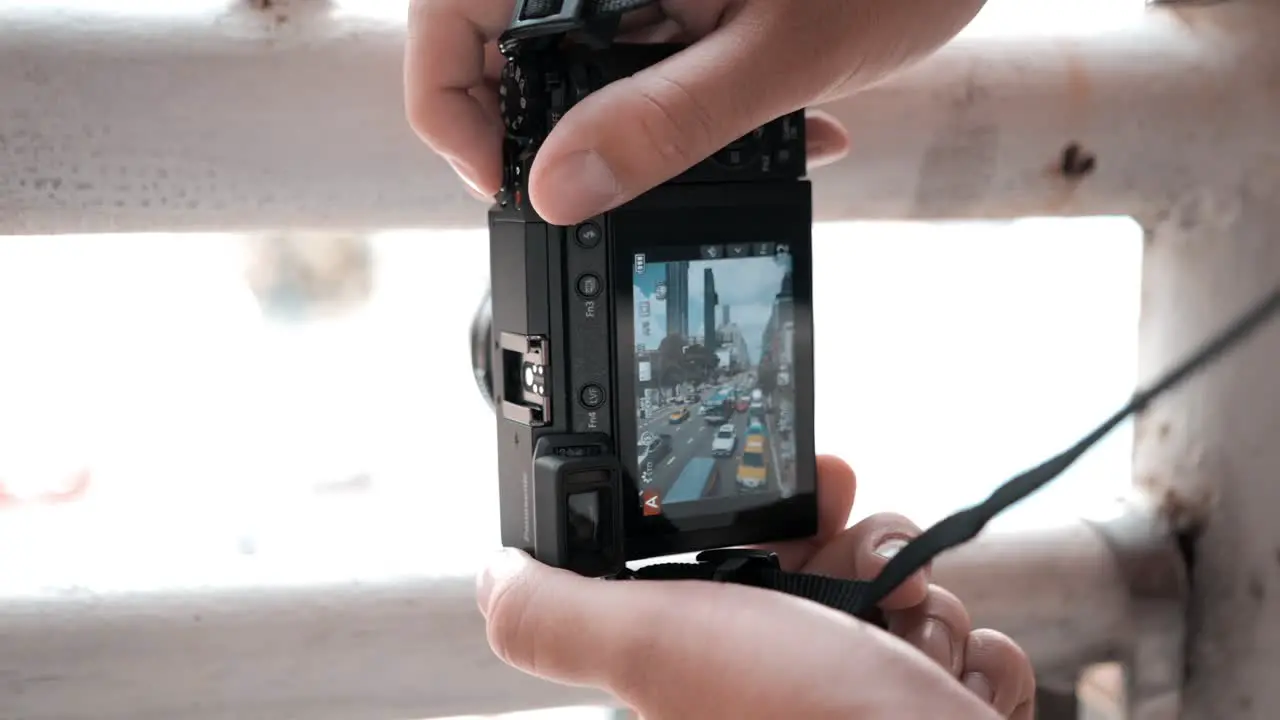 Tourist taking pictures in Bangkok Thailand