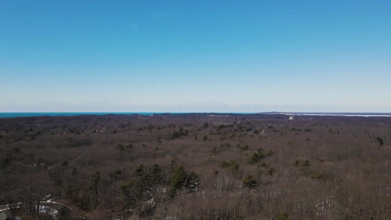 Lake Michigan from the western coast of Michigan