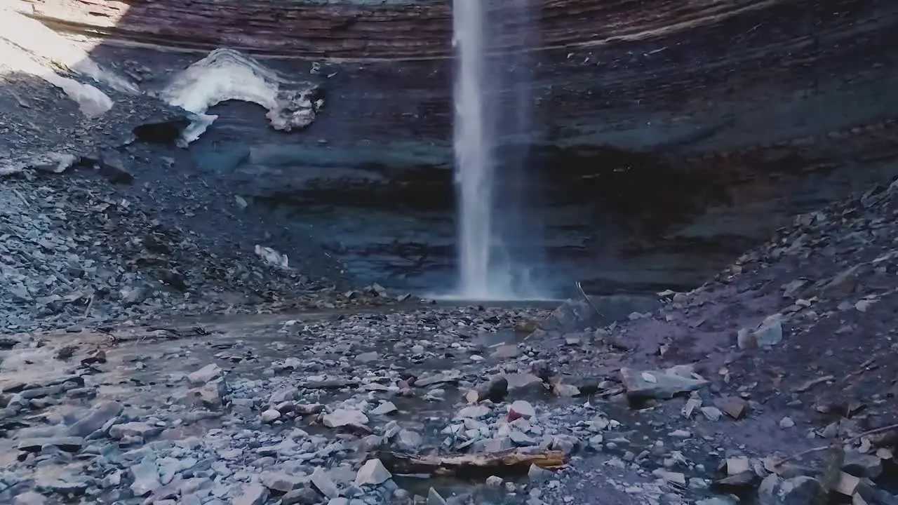 Scenic waterfall in Spring