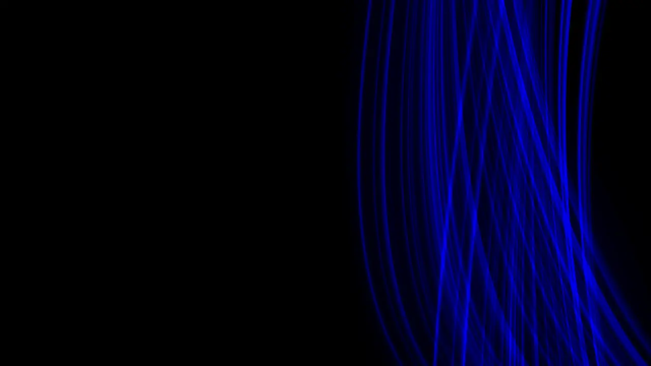 Looping animation of blue light rays