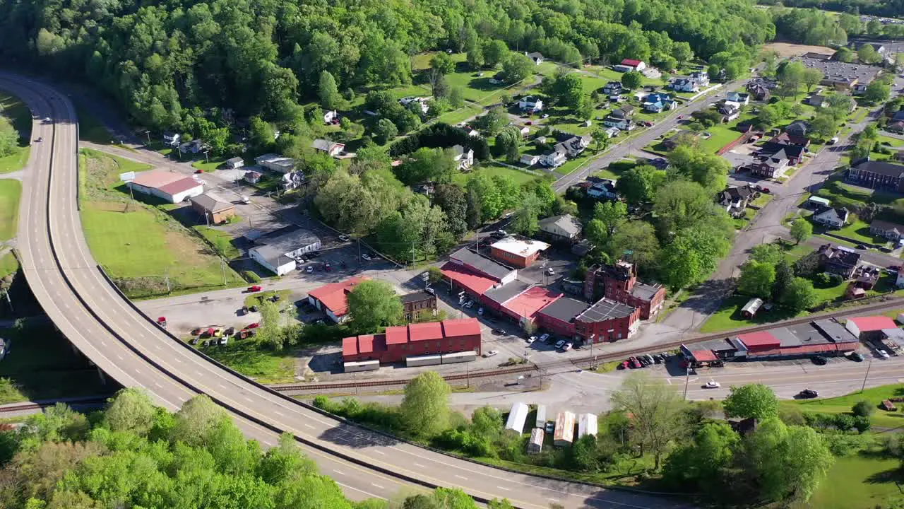 Aerial View of Olivers Spring Tennessee