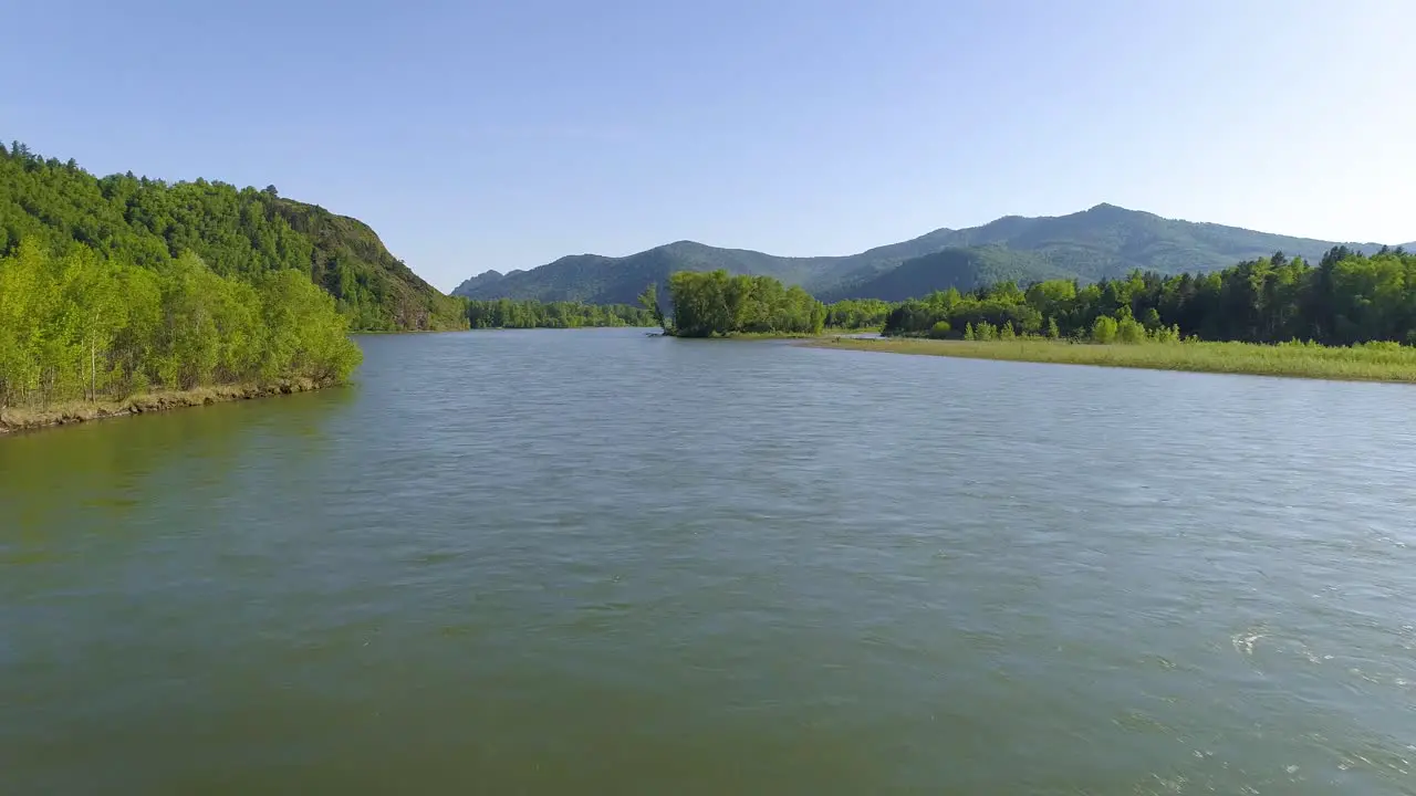 Fast Flying over the River 3