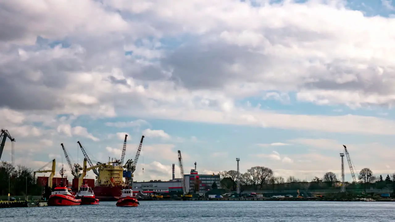 Industrial Harbour Timelapse