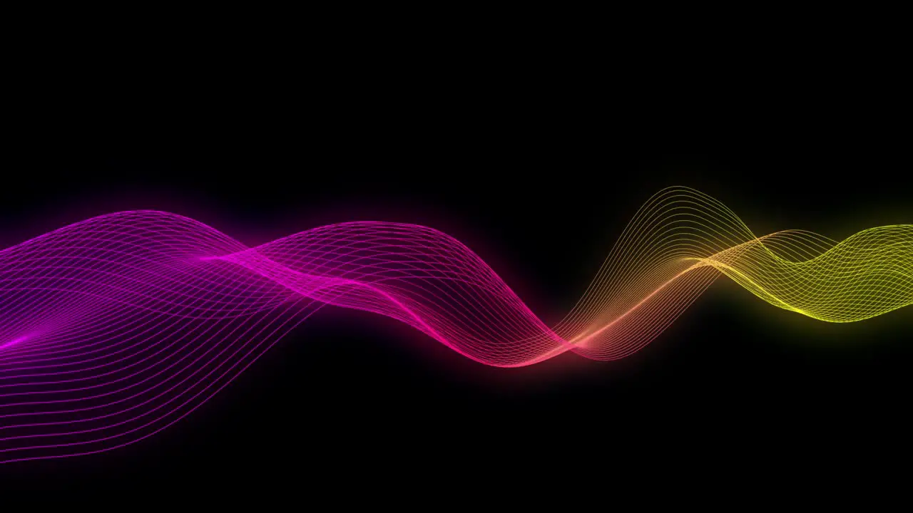 -Helix Loop Animation with purple and yellow gradient