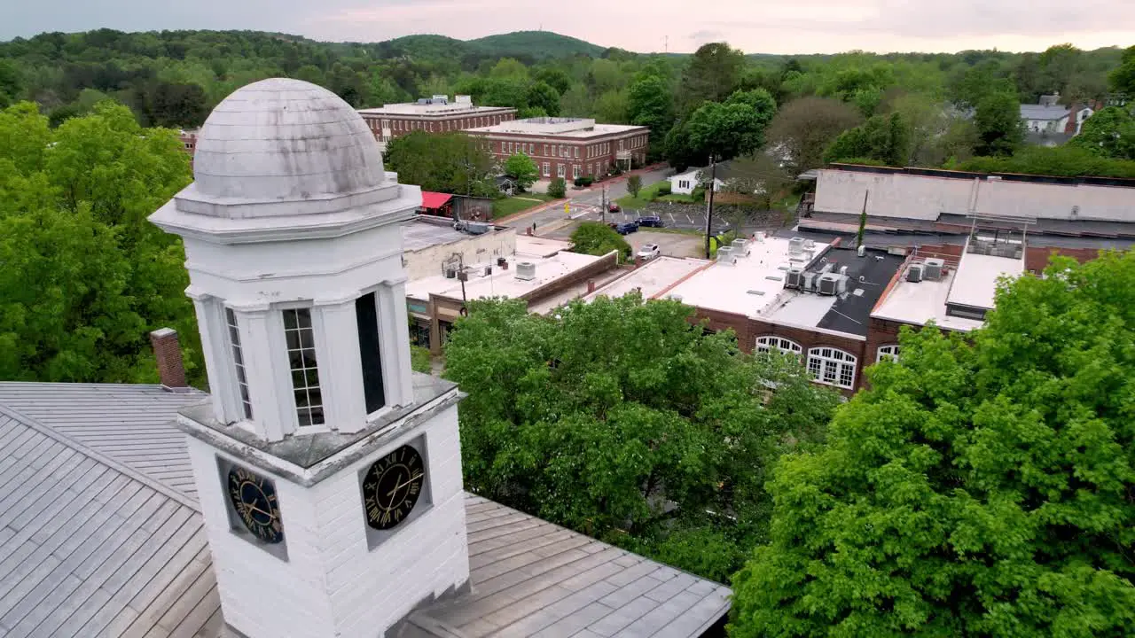 aerial courthouse in hillsborough nc north carolina