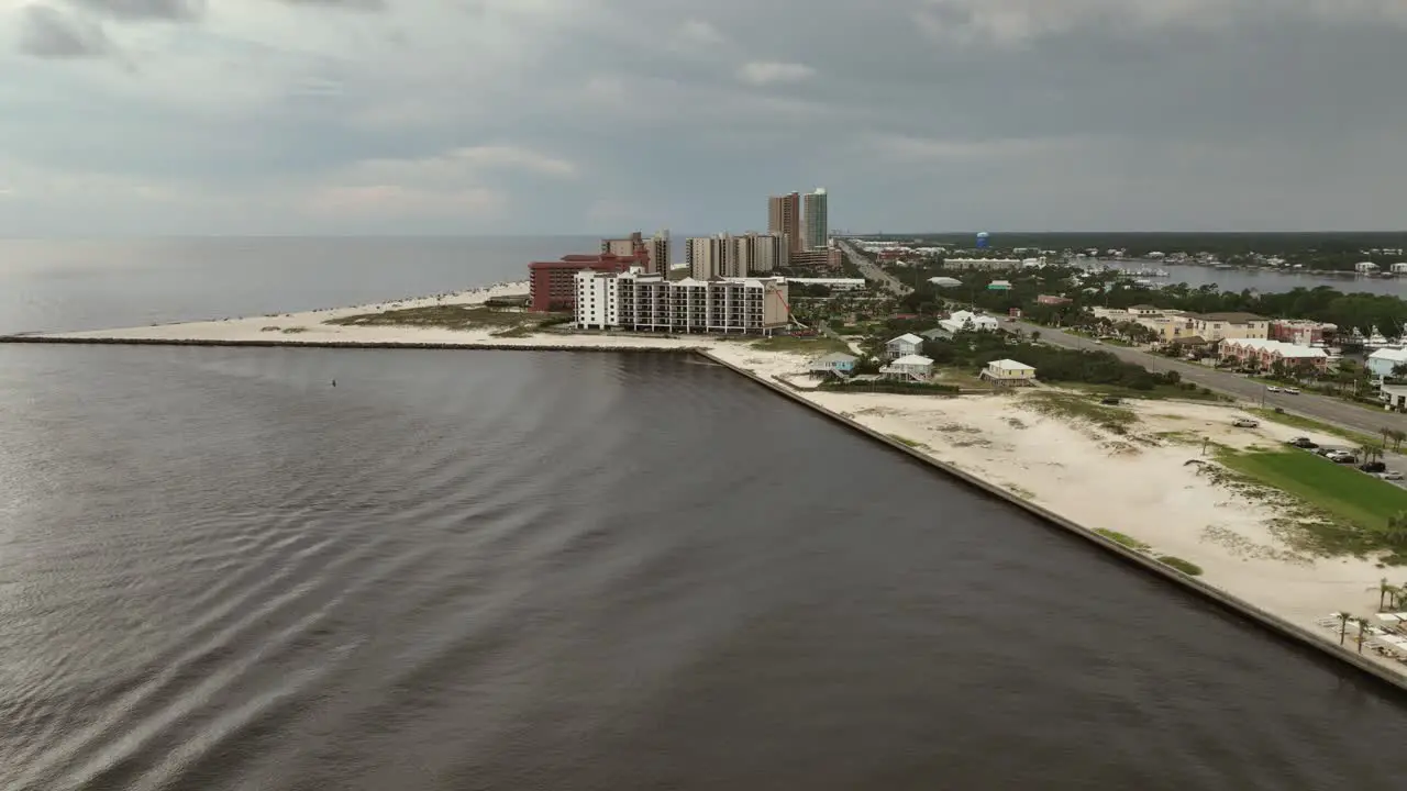 Aerial view of Orange Beach Alabama