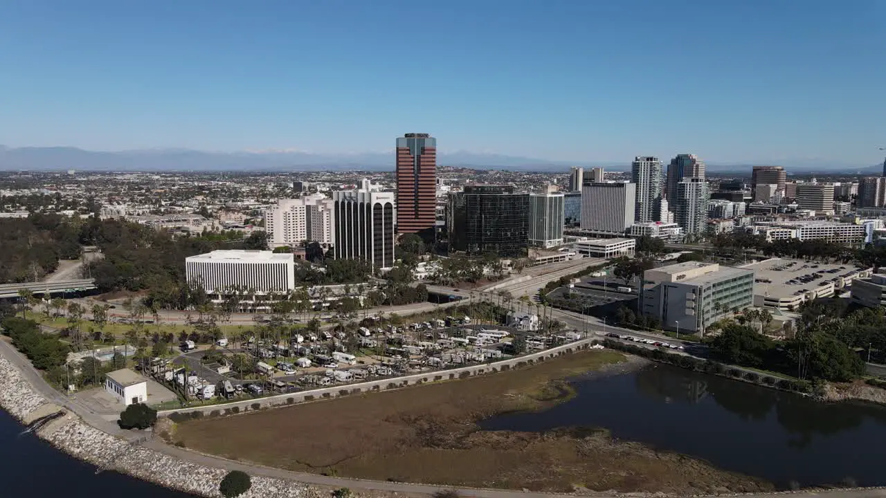 Long Beach California Aerial View