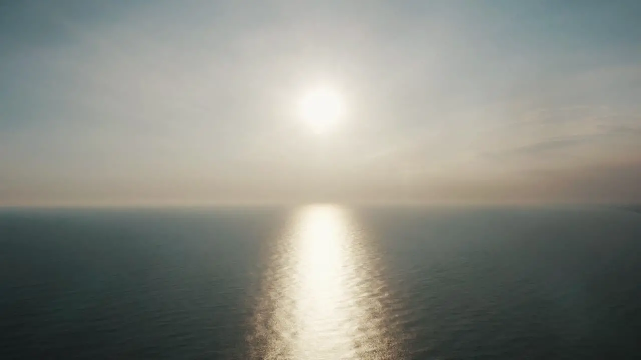 Dramatic Sunlight Over The Surface Of Idyllic Seascape In Monterrico Guatemala