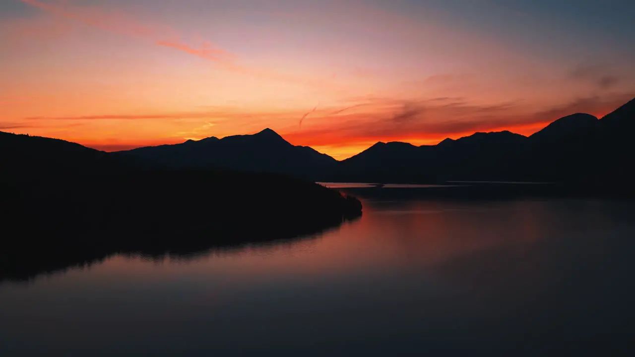 Scenic Walchensee mountain lake in Bavaria South Germany close to Austria