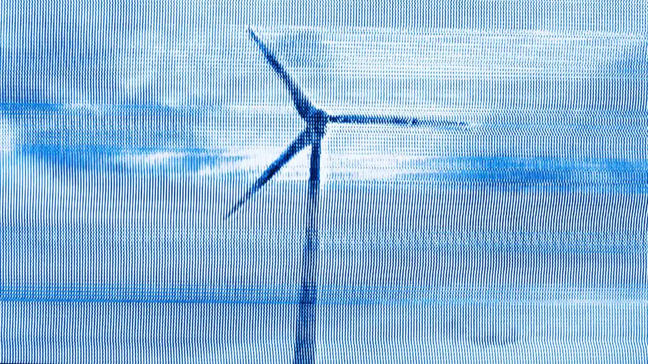 Glitch Texture Analog Noise Windmill Animation