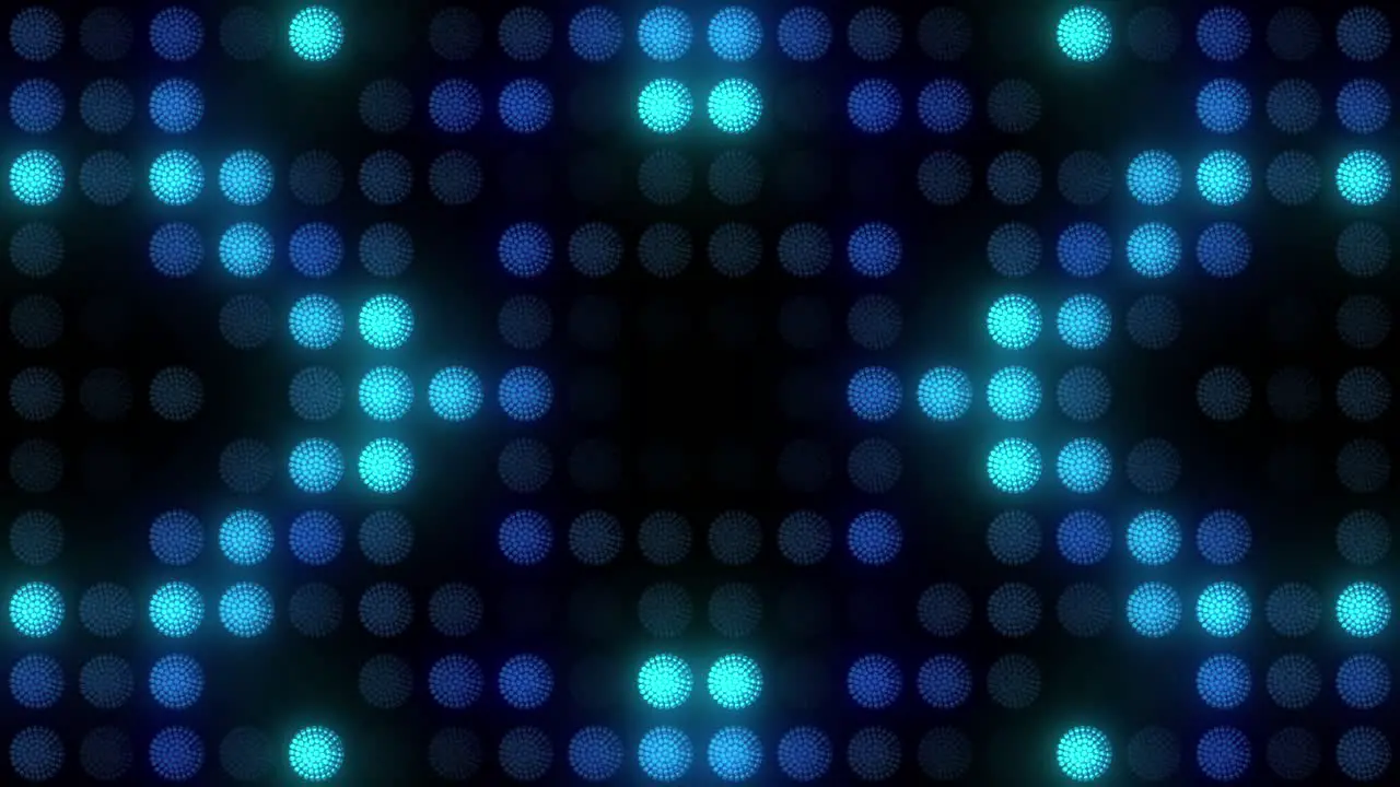 Abstract Round Neon LED Wall Lights VJ Loops 4k