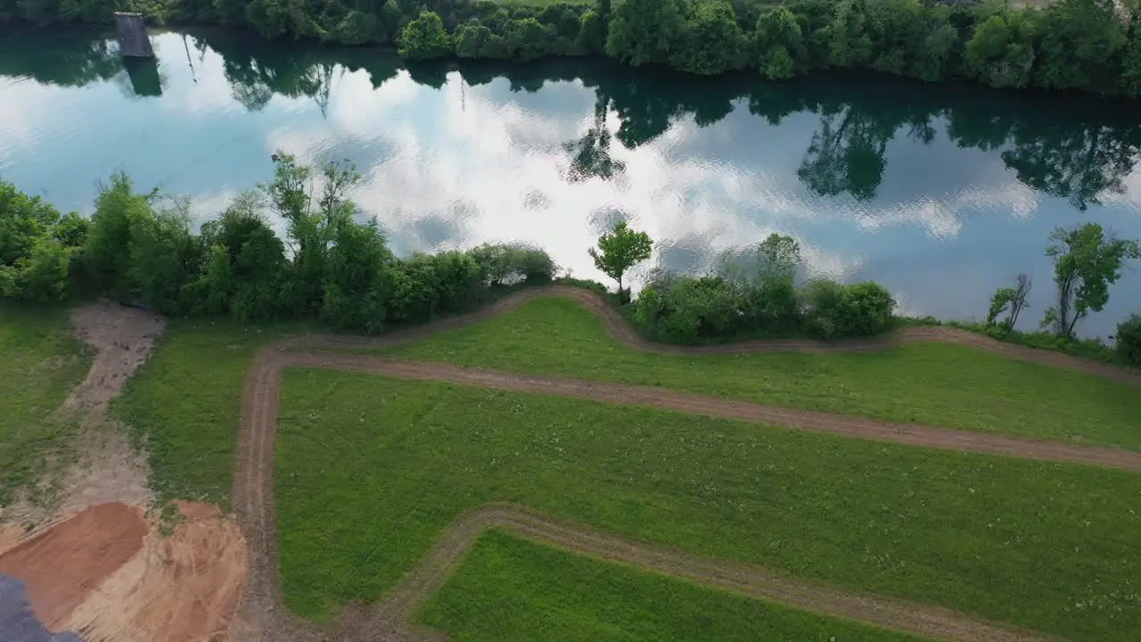 Reflection off the Clinch River in Clinton Tennessee