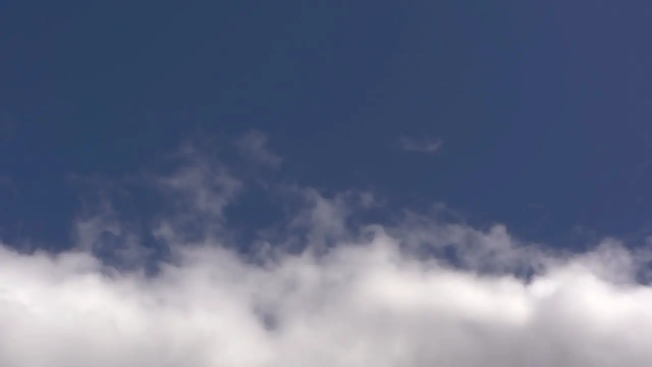 Blue Sky With White Clouds Track Motion