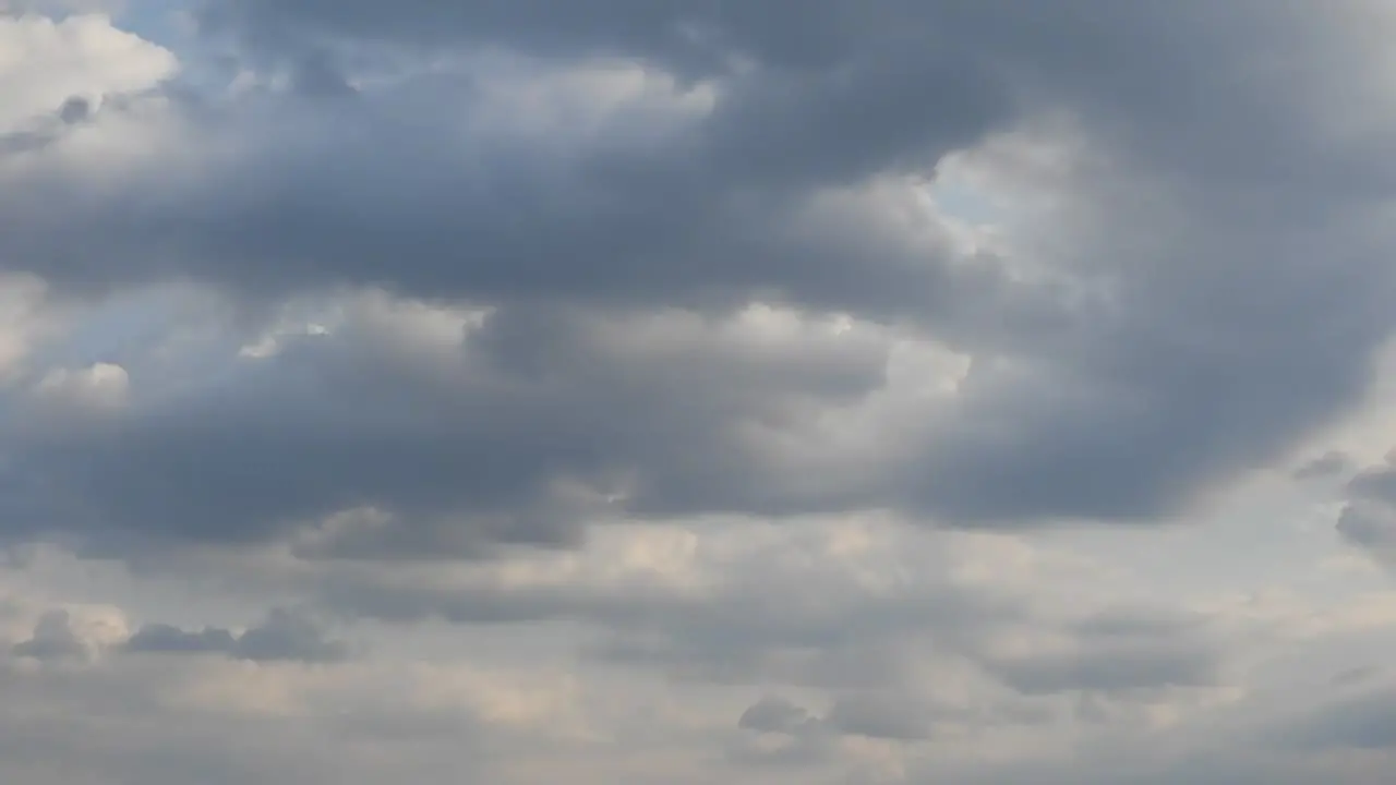 Cloud formations time lapse spring season rainy