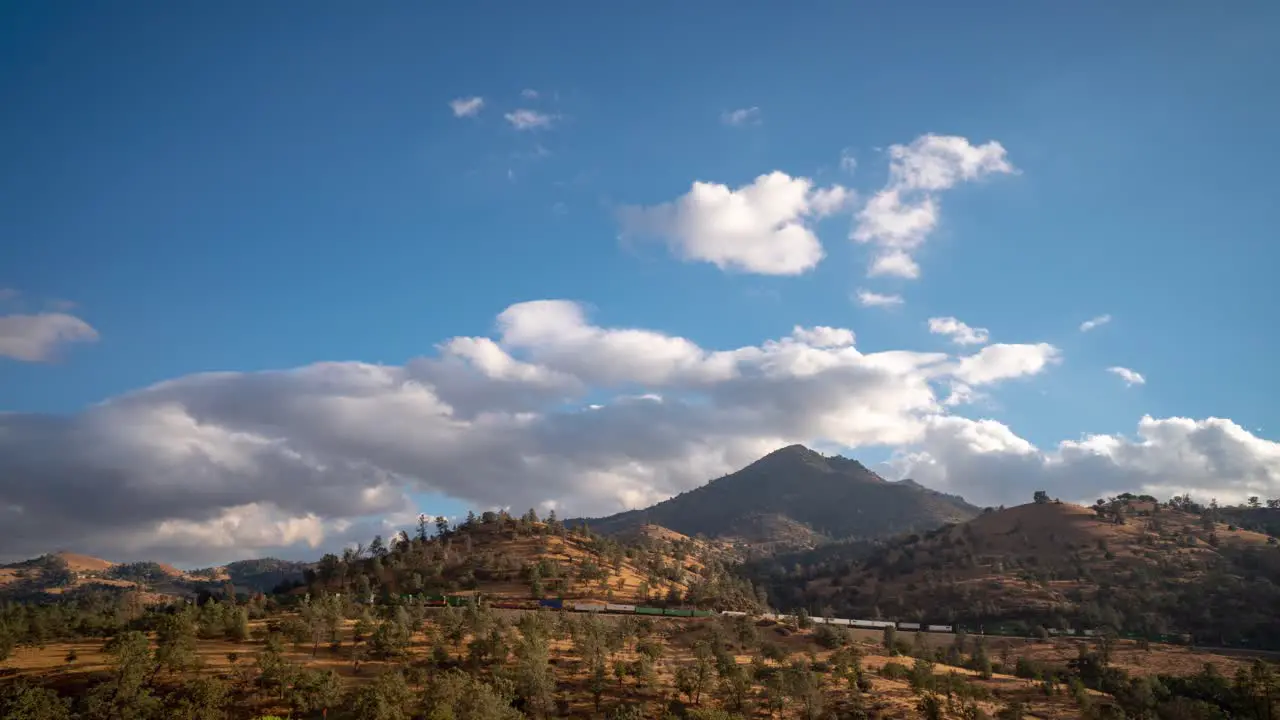 Train in Tehachapi Time Lapse