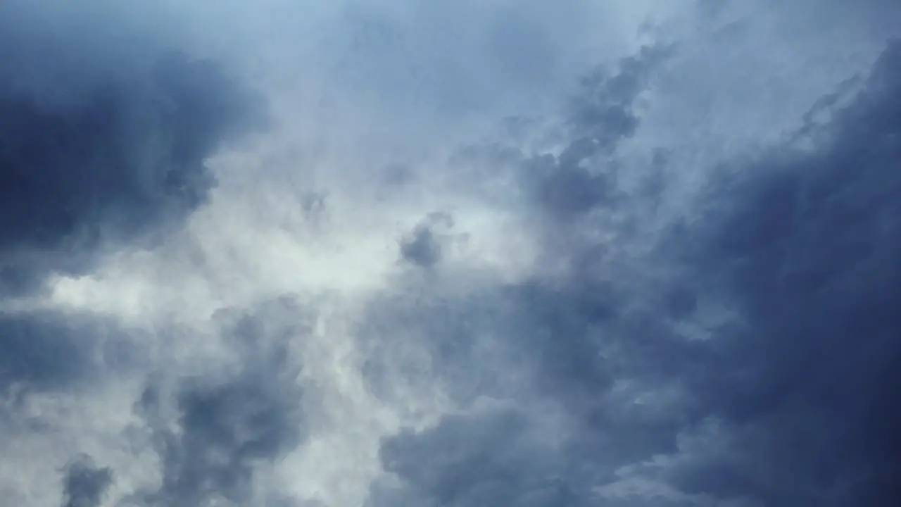 moving bright and dark clouds thunderstorm