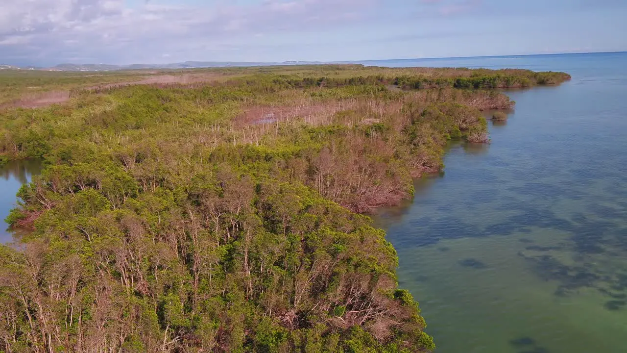 In the Cabo Rojo area I found a dead end road to a boat launch to an inlet water way to the ocean in Puerto Rico Post Hurricane Maria