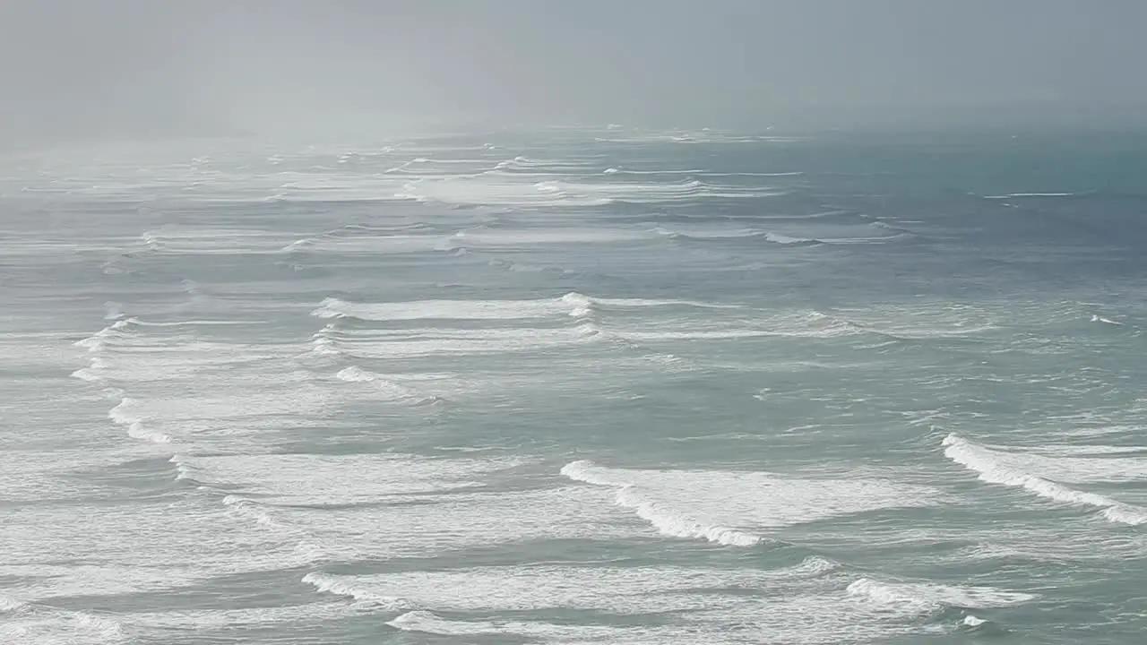 storm surf in the bay