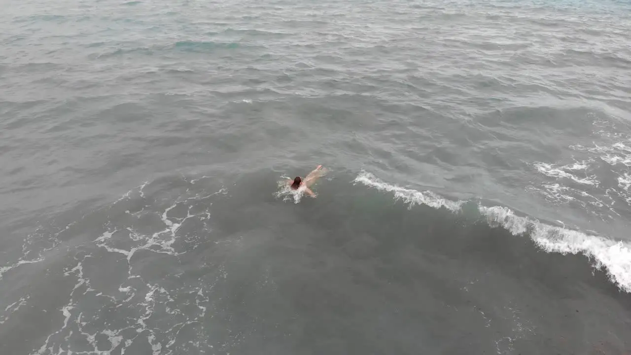 Spain Malaga Nerja beach on a summer cloudy day using a drone and a stabilised action cam-31