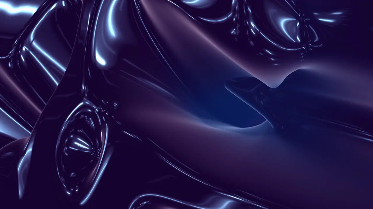 Flowing liquid dark purple waves