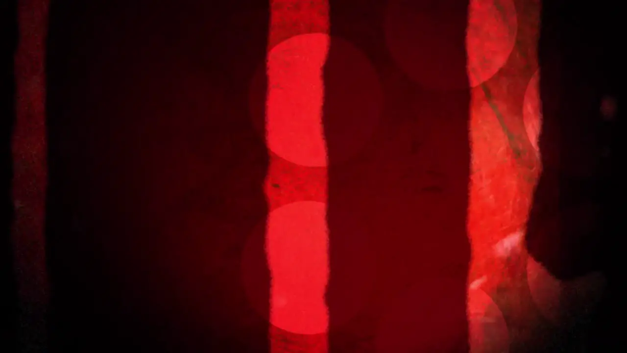 Animation of blood and revolver sight on black and red background