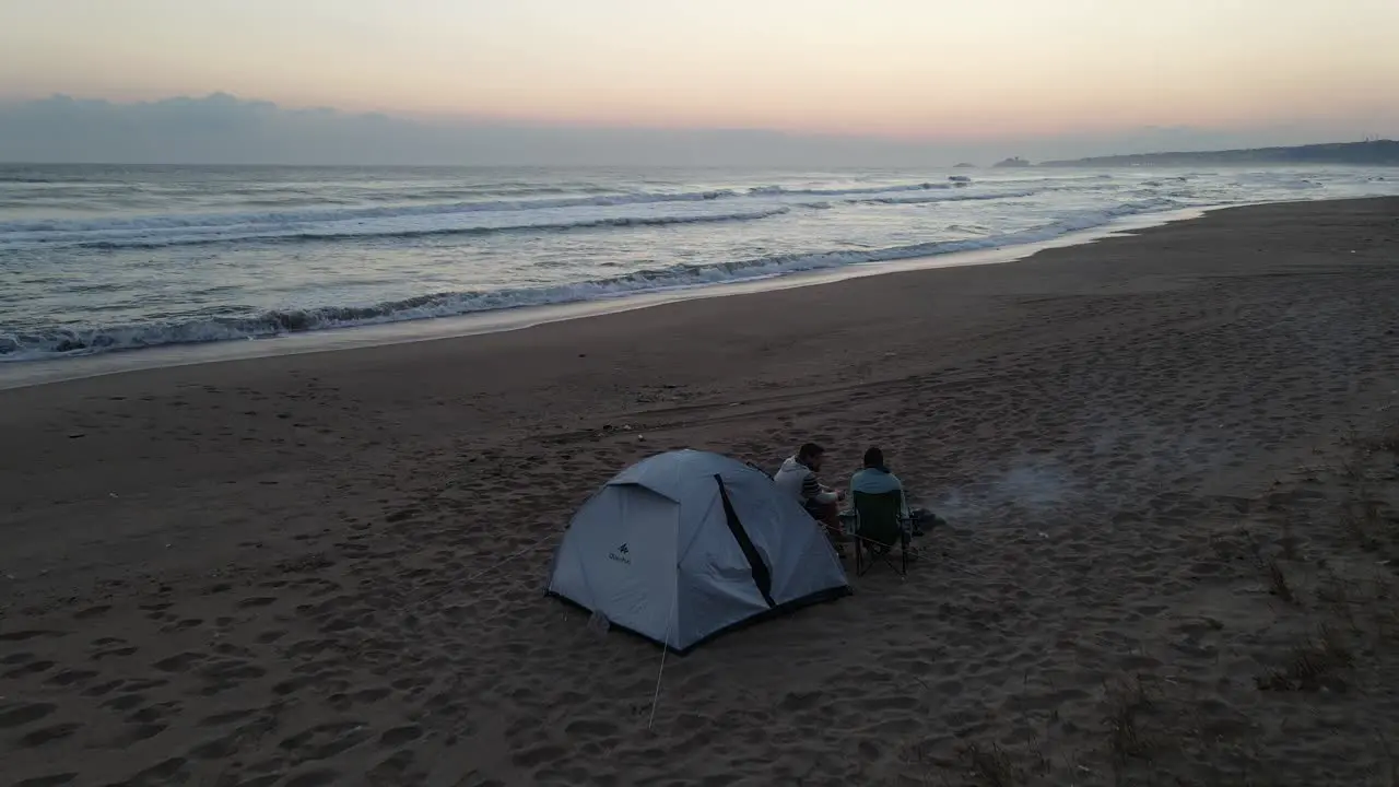 Camping Sea Sunrise