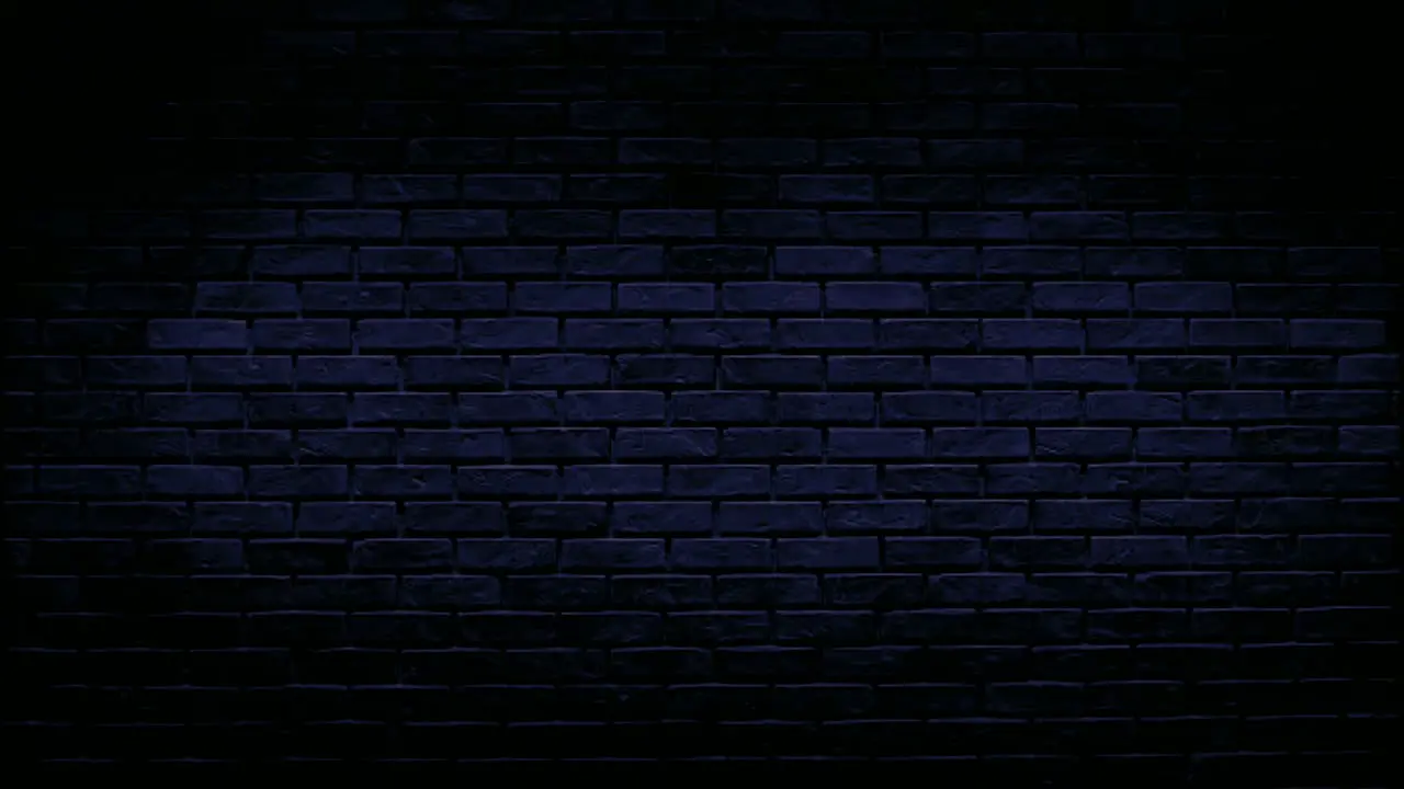 Brick wall neon modern background with blank copy space