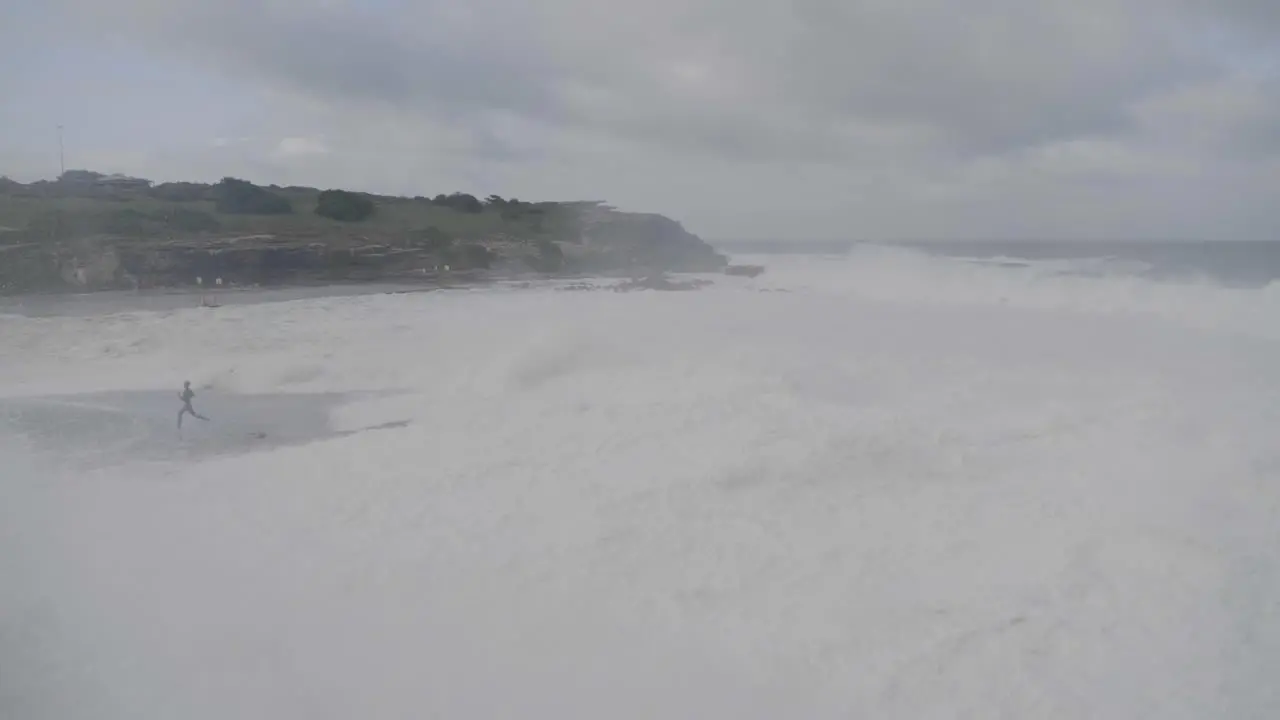 Teasing the waves Clovelly Beach Sydney Australia