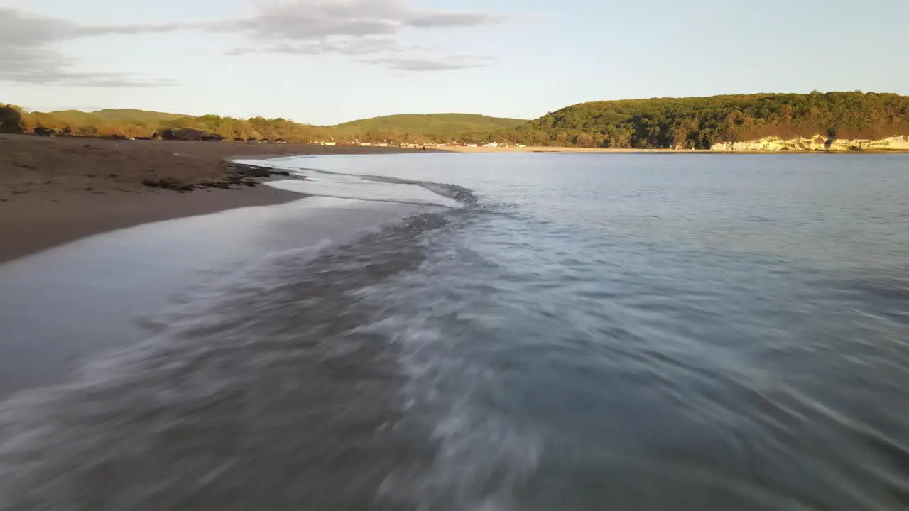 Ocean Coast Drone Shot