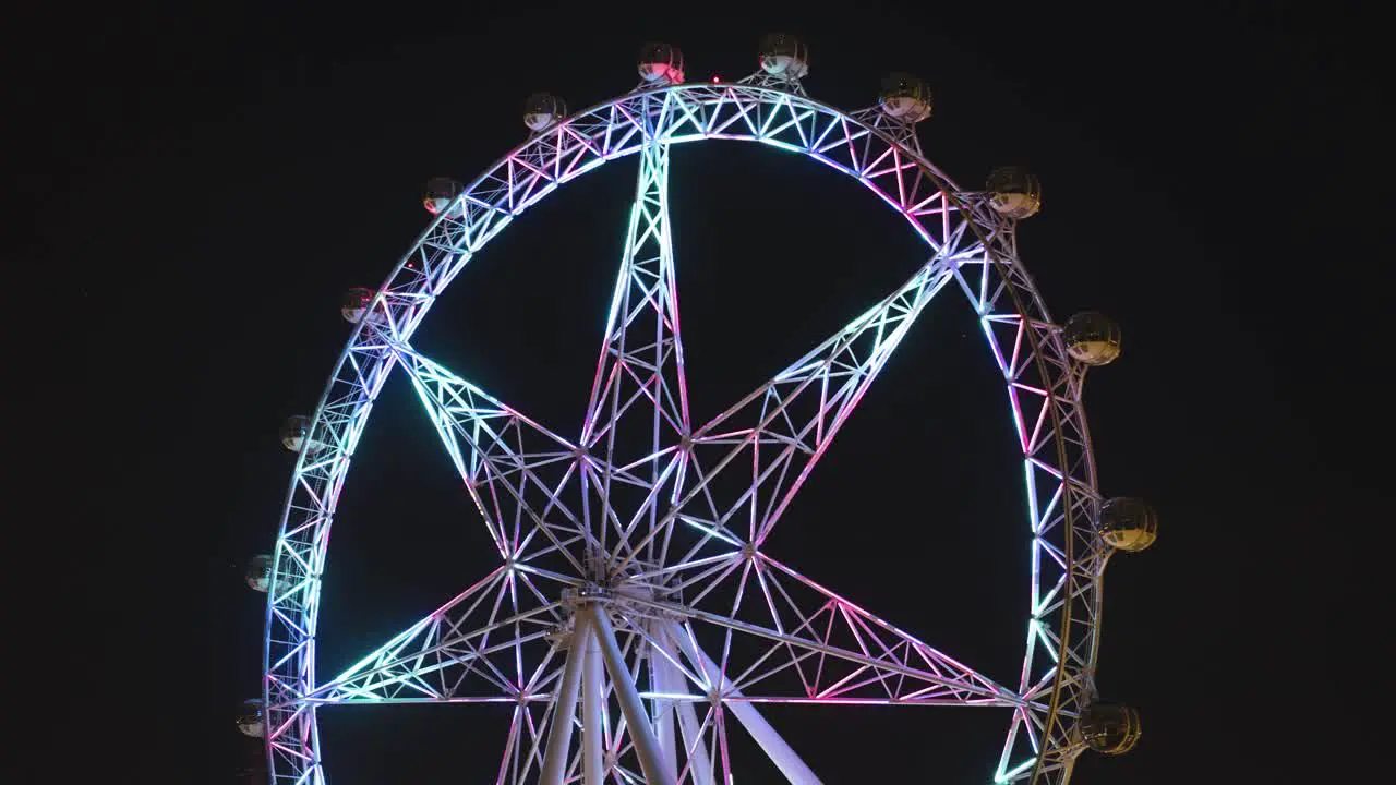 4k 24p timelapse of Melbourne star Ferris wheel in dockland melbourne victoria australia